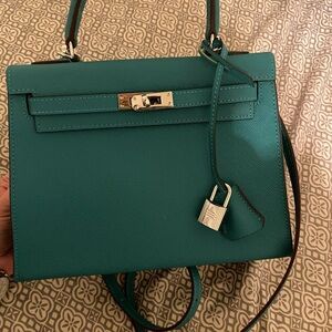 Elegant Teal Handbag